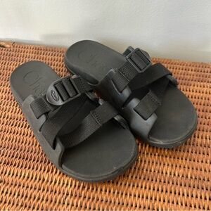 Kids slip on Chaco sandals with adjustable straps